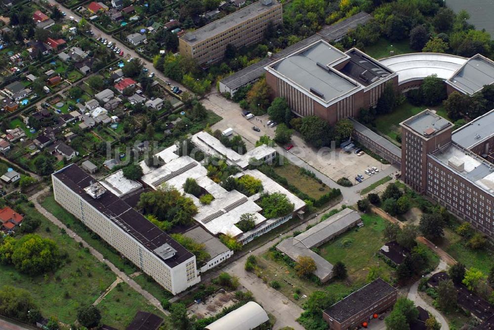 Berlin aus der Vogelperspektive: Blick auf das Rundfunzentrum Nalepastraße in Berlin