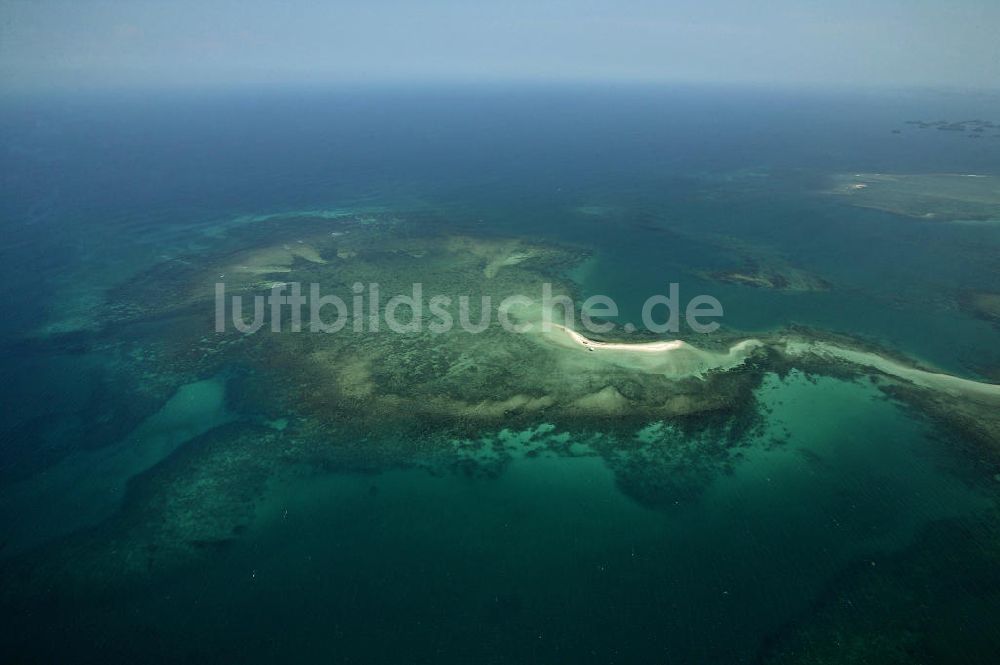 Luftaufnahme Alaminos - Blick auf eine Sandbank vor Anda