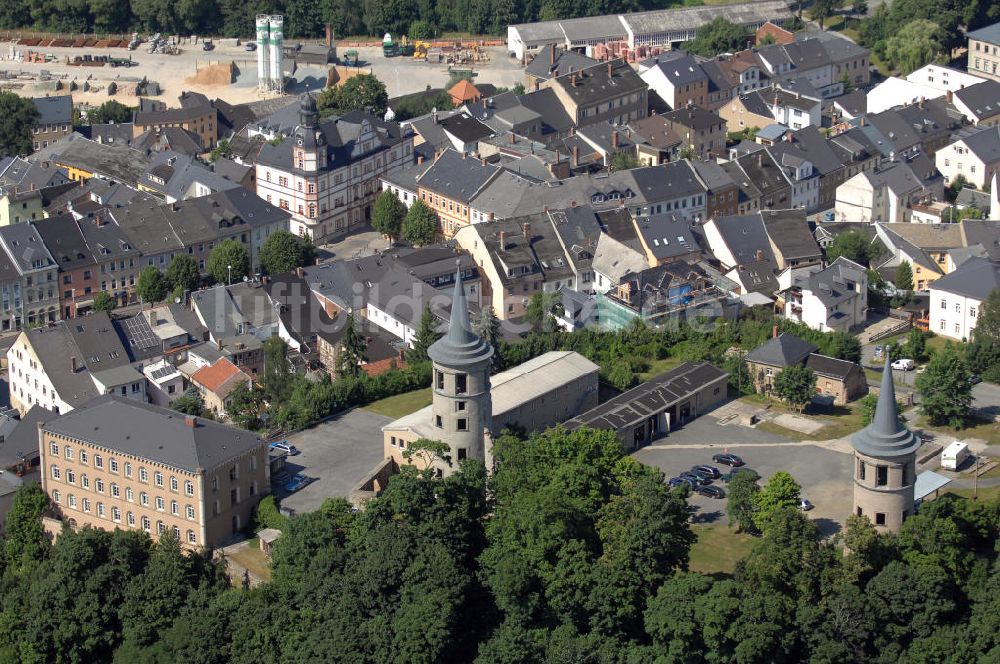 Luftaufnahme SCHLEIZ - Blick auf die Schleizer Innenstadt