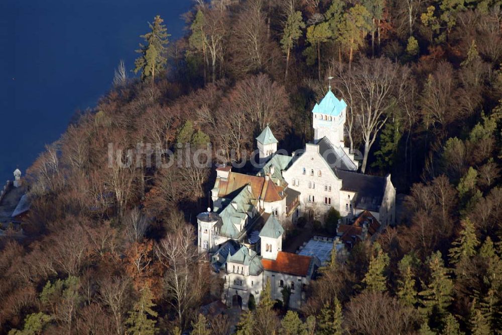 Luftbild Berg - Blick auf das Schloss Berg