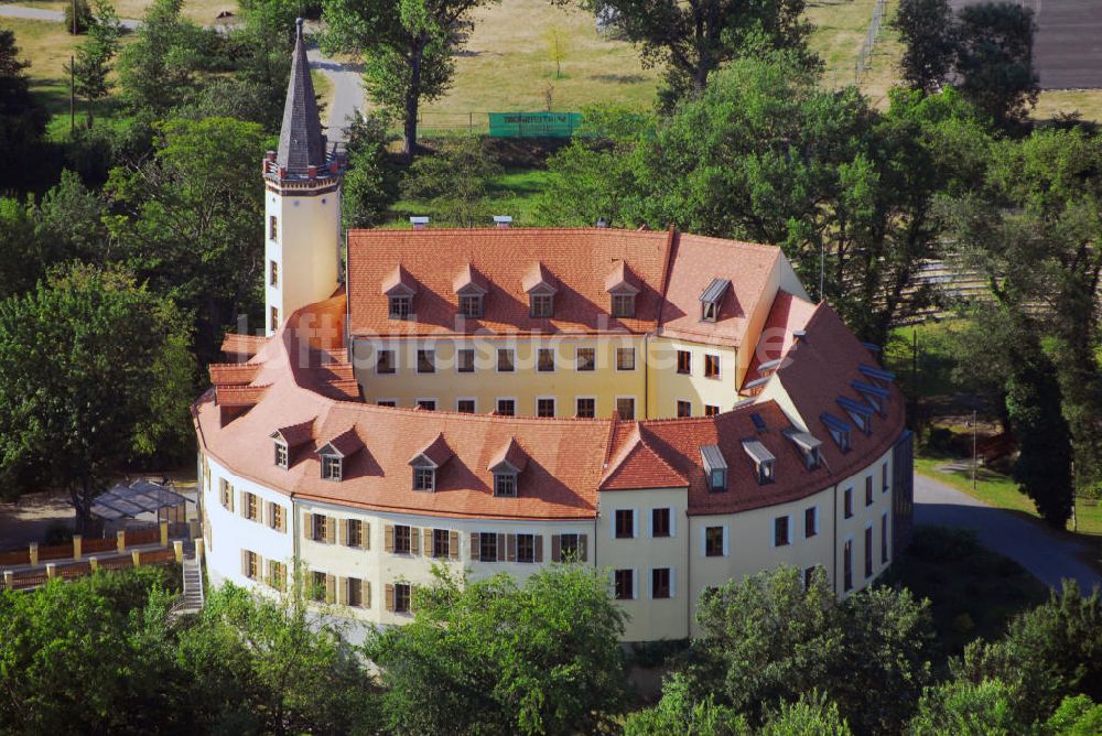 Jessen (Elster) aus der Vogelperspektive: Blick auf das Schloss Jessen