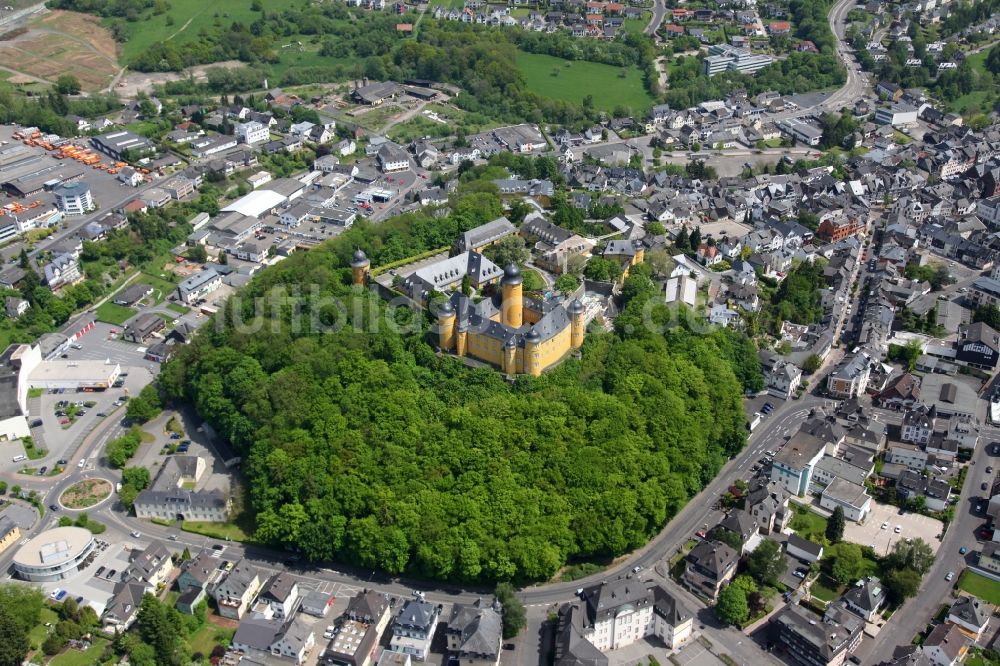 Luftbild Montabaur - Blick auf Schloss Montabur in Montabaur im Bundesland Rheinland-Pfalz