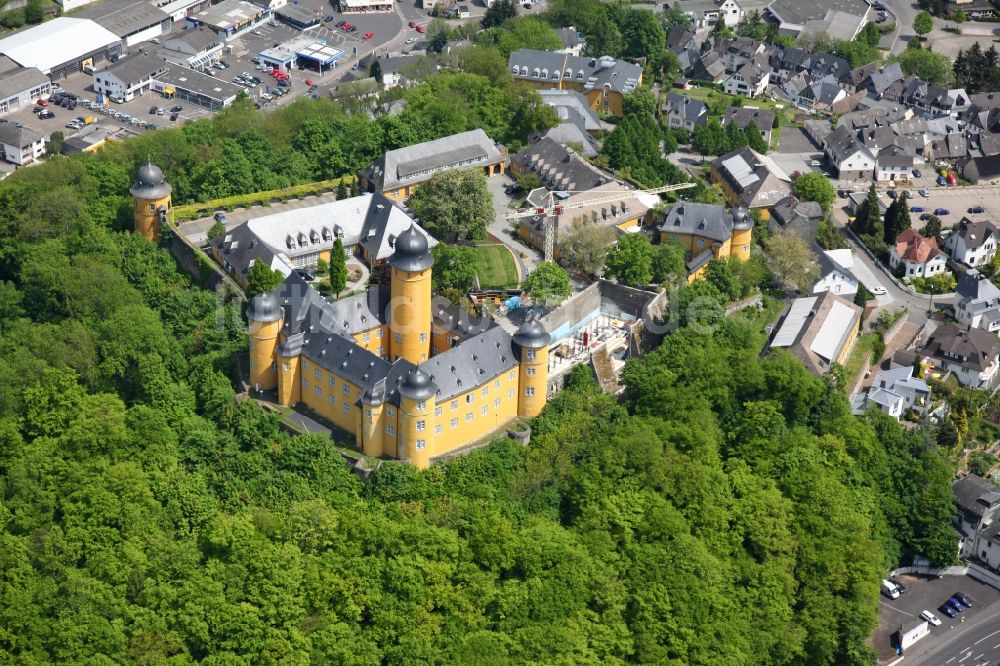 Luftaufnahme Montabaur - Blick auf Schloss Montabur in Montabaur im Bundesland Rheinland-Pfalz