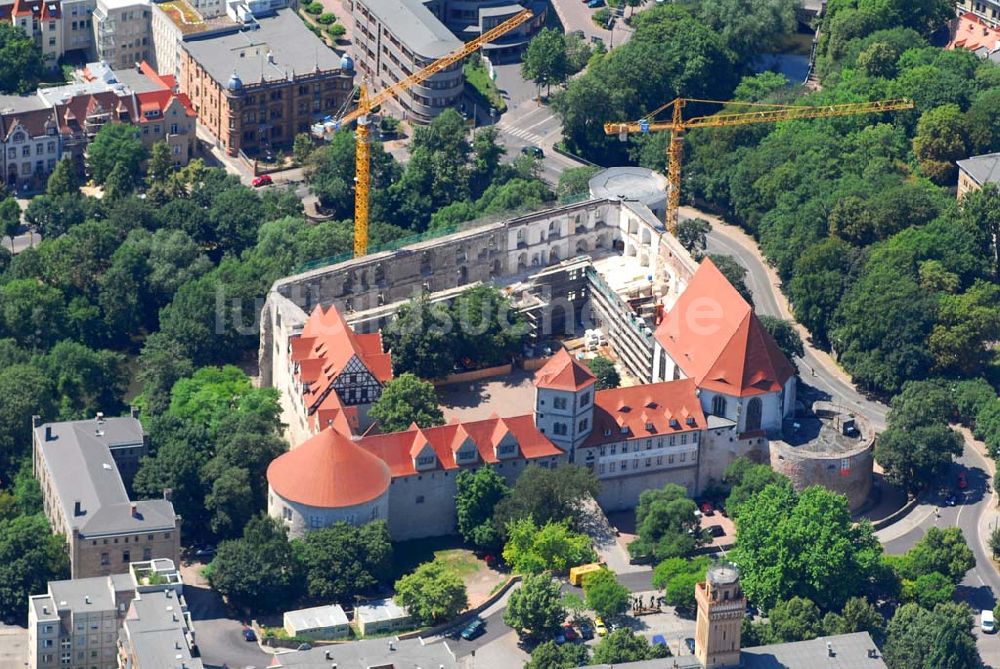 Halle/Saale aus der Vogelperspektive: Blick auf Schloss Moritzburg in Halle