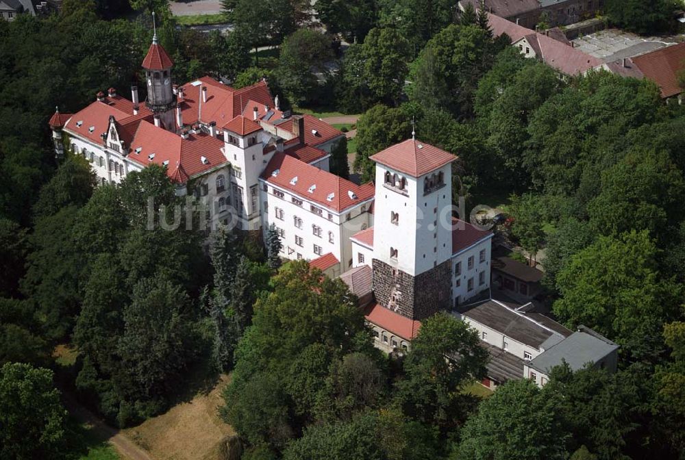 Luftbild Waldenburg - Blick auf das Schloss Waldenburg in Waldenburg