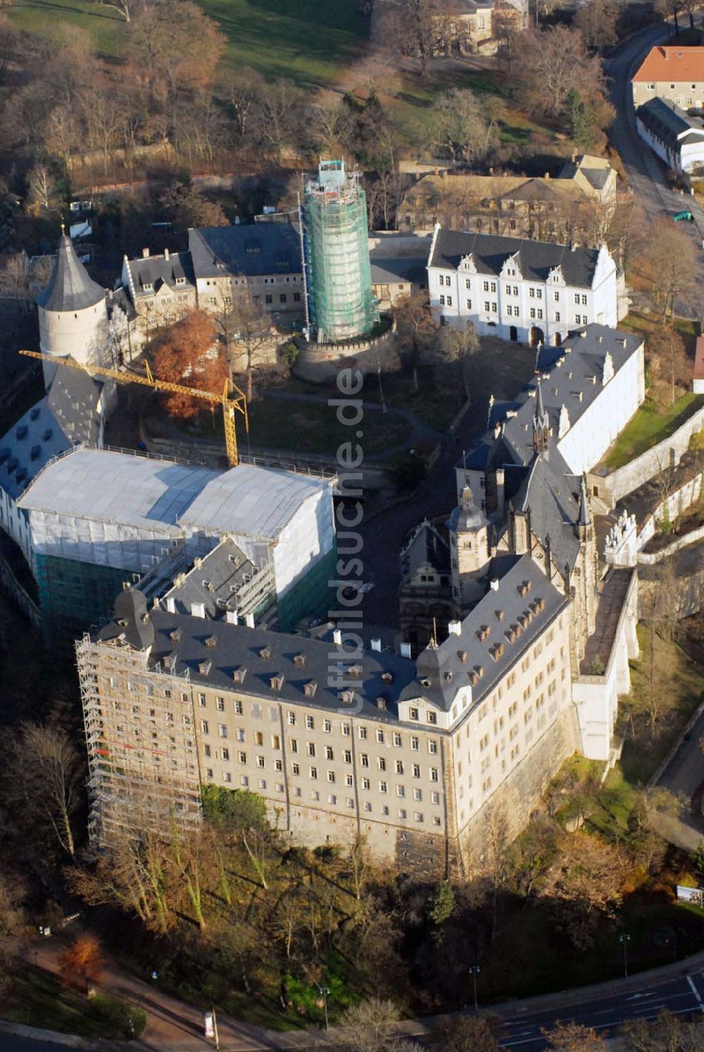 Luftbild Altenburg - Blick auf den Schlosskomplex in Altenburg