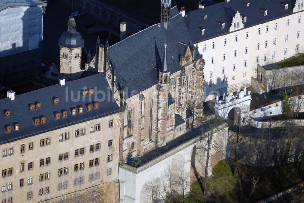 Altenburg aus der Vogelperspektive: Blick auf den Schlosskomplex in Altenburg