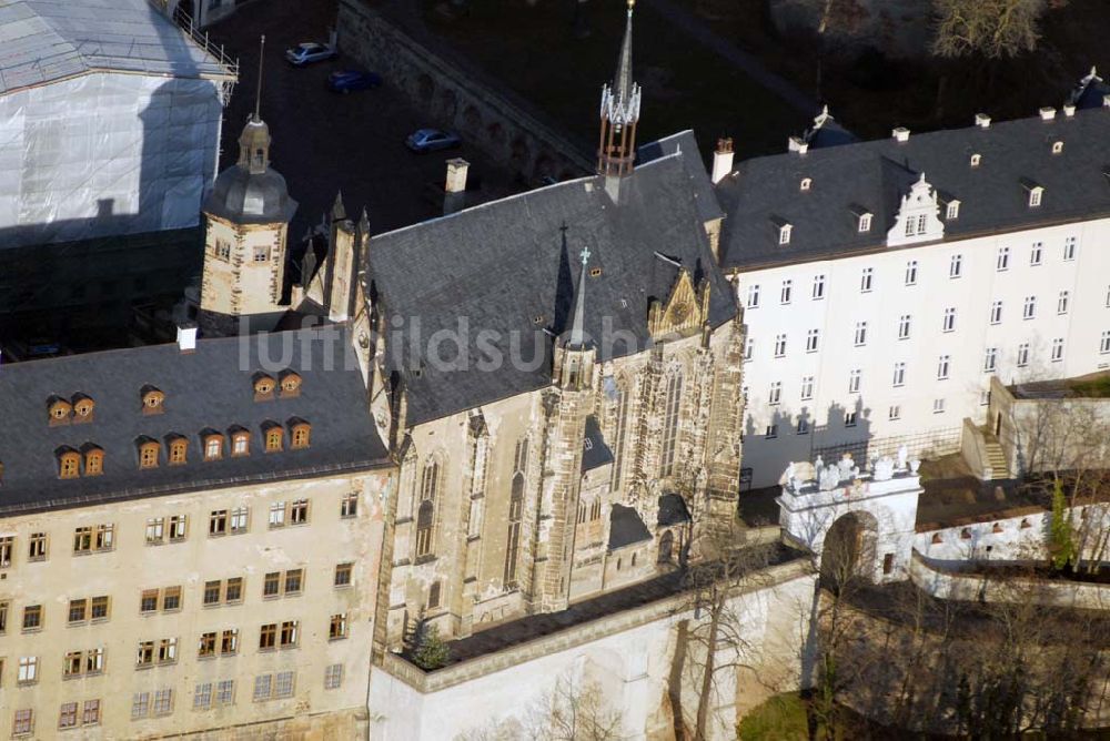 Luftbild Altenburg - Blick auf den Schlosskomplex in Altenburg