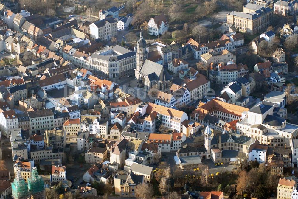 Luftbild Altenburg - Blick auf den Schlosskomplex in Altenburg