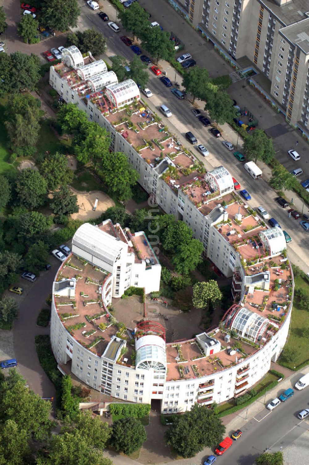 Berlin von oben - Blick auf die Schnecke in Berlin-Neukölln