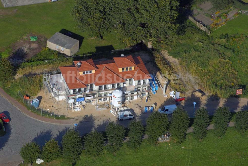 Wittenberge von oben - Blick auf den südlichen Stadtrand von Wittenberge an der Elbe