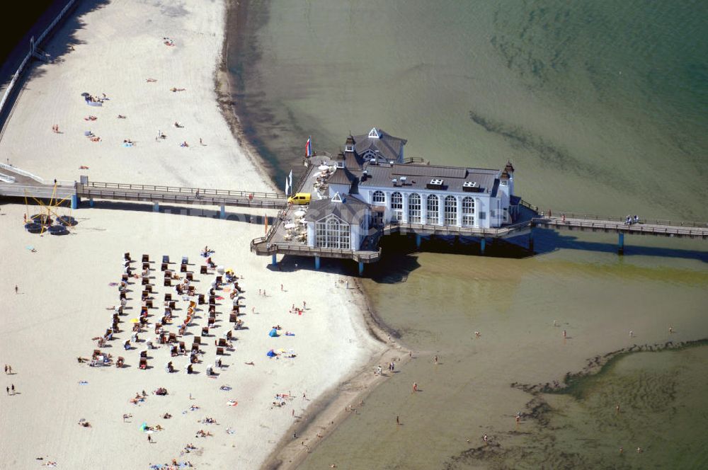 Luftaufnahme Ostseebad Sellin - Blick auf die Seebrücke Sellin auf Rügen