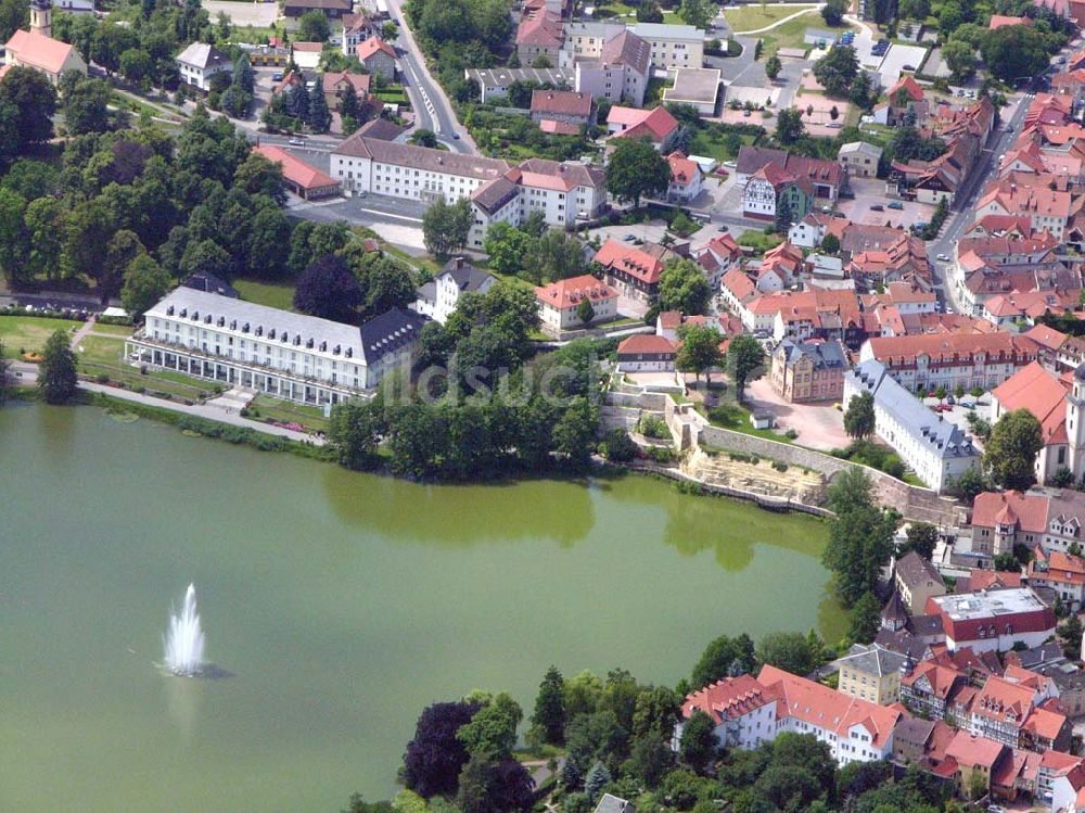 Bad Salzungen / Thüringen aus der Vogelperspektive: Blick auf die Seeklinik Bad Salzungen in Bad Salzungen