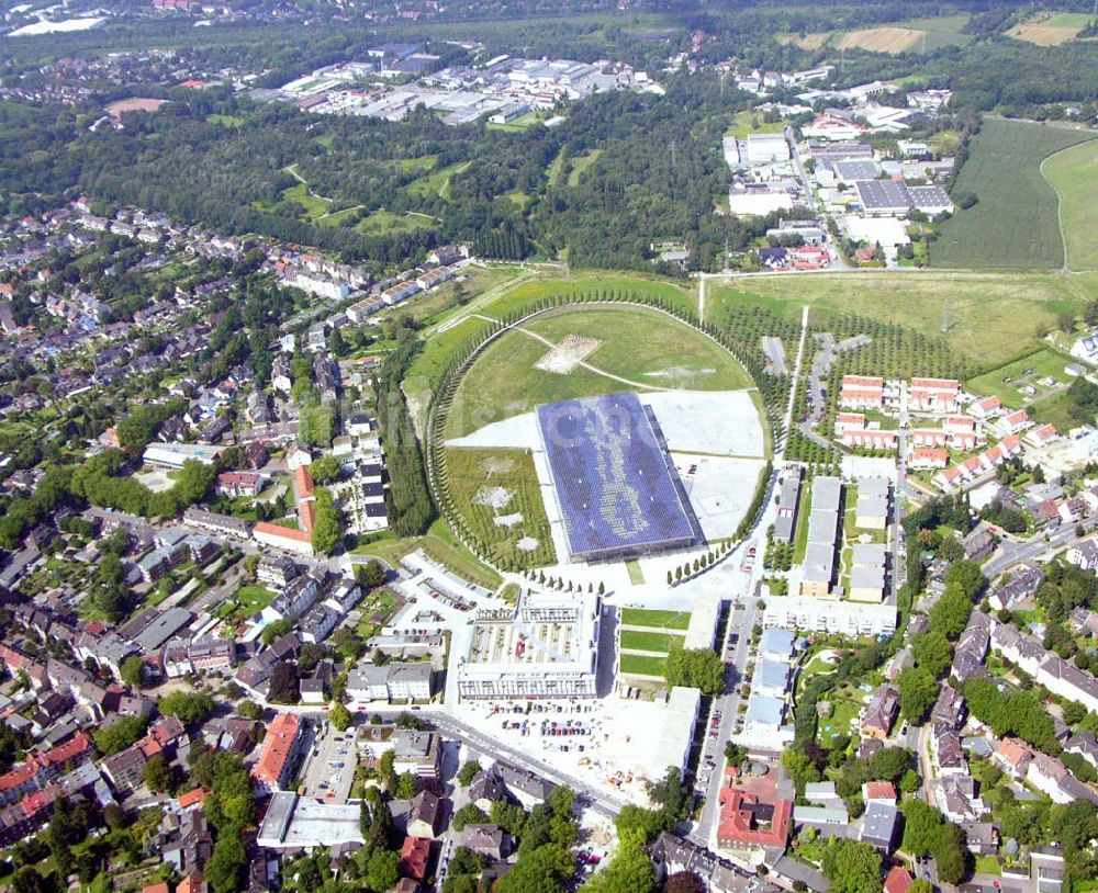 Luftbild Herne - Blick auf das Solarkraftwerk Mont-Cenis in Herne-Sodingen