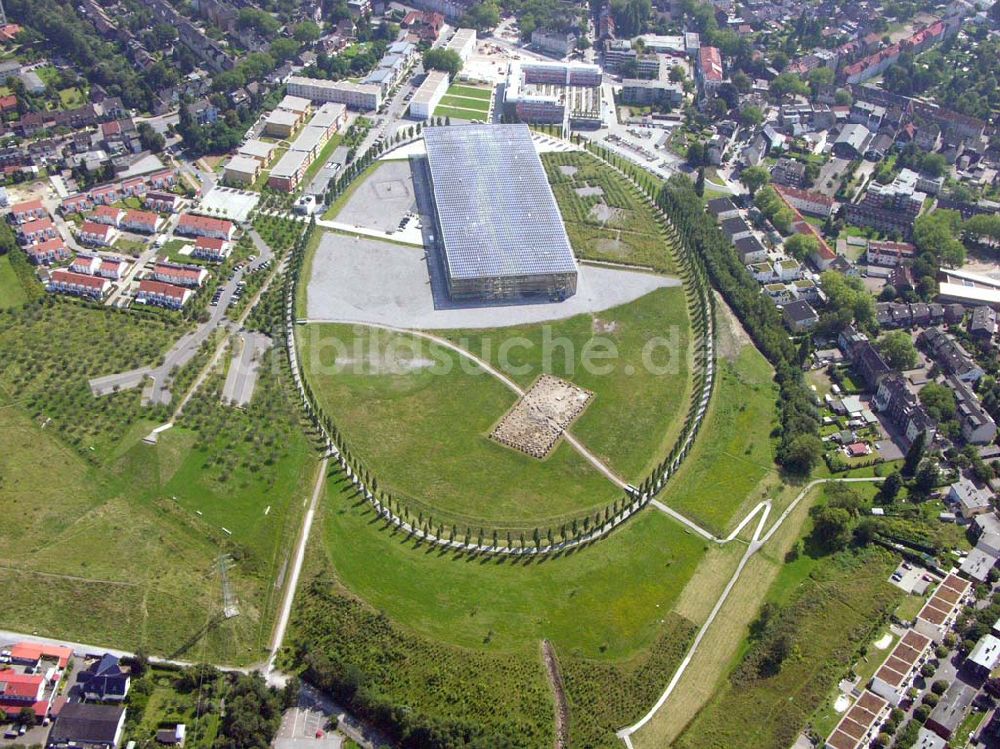 Luftbild Herne - Blick auf das Solarkraftwerk Mont-Cenis in Herne-Sodingen