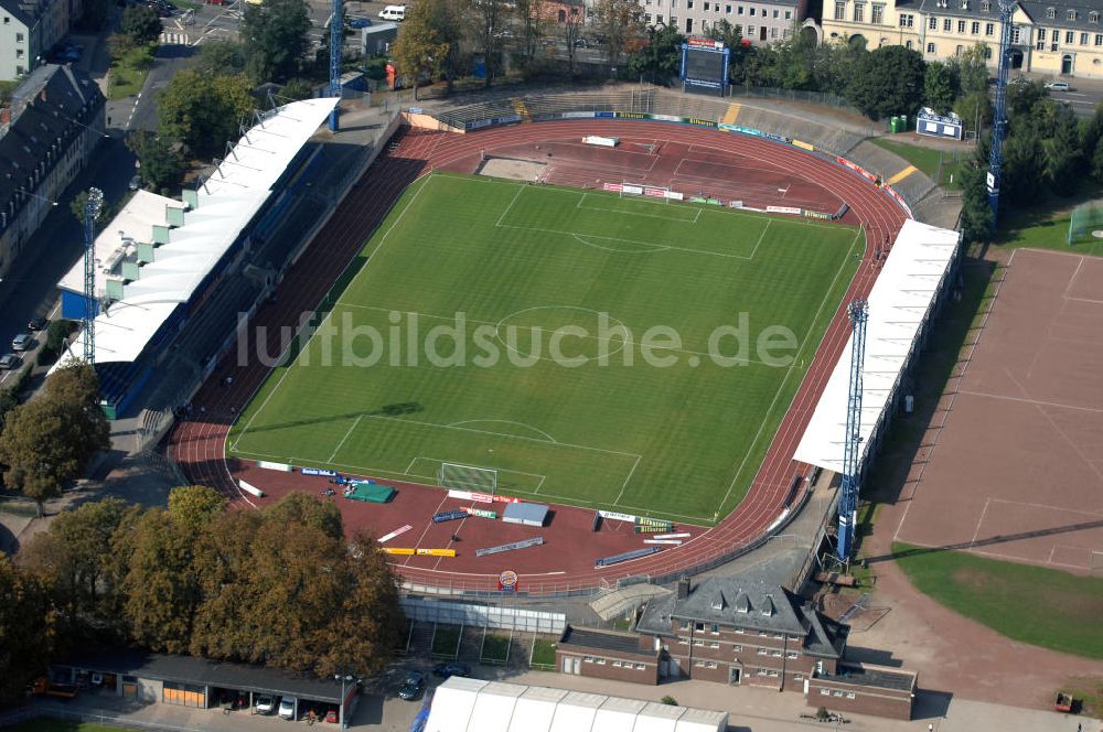 Luftbild Trier - Blick auf die Sportanlage am Moselstadion