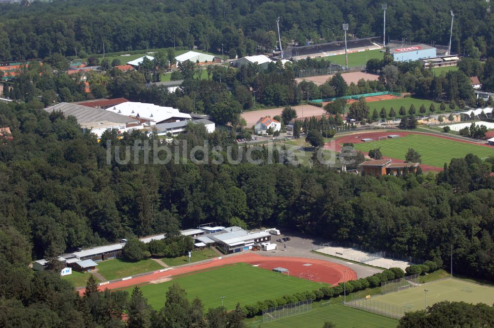 Luftbild Stuttgart Blick Auf Die Sportanlage Waldau Mit Dem Gazi Stadion In Stuttgart Degerloch