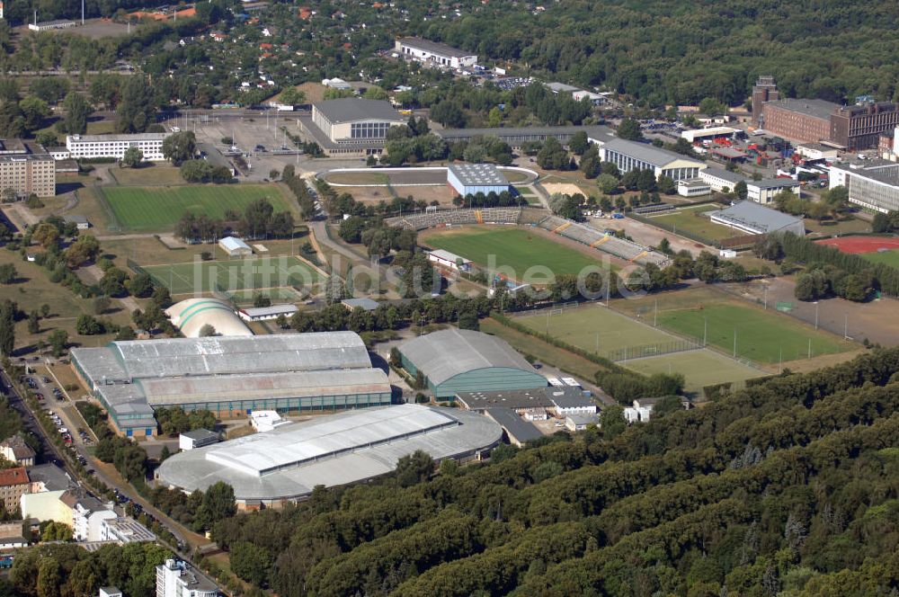 Luftaufnahme Berlin - Blick auf das Sportforum Hohenschönhausen