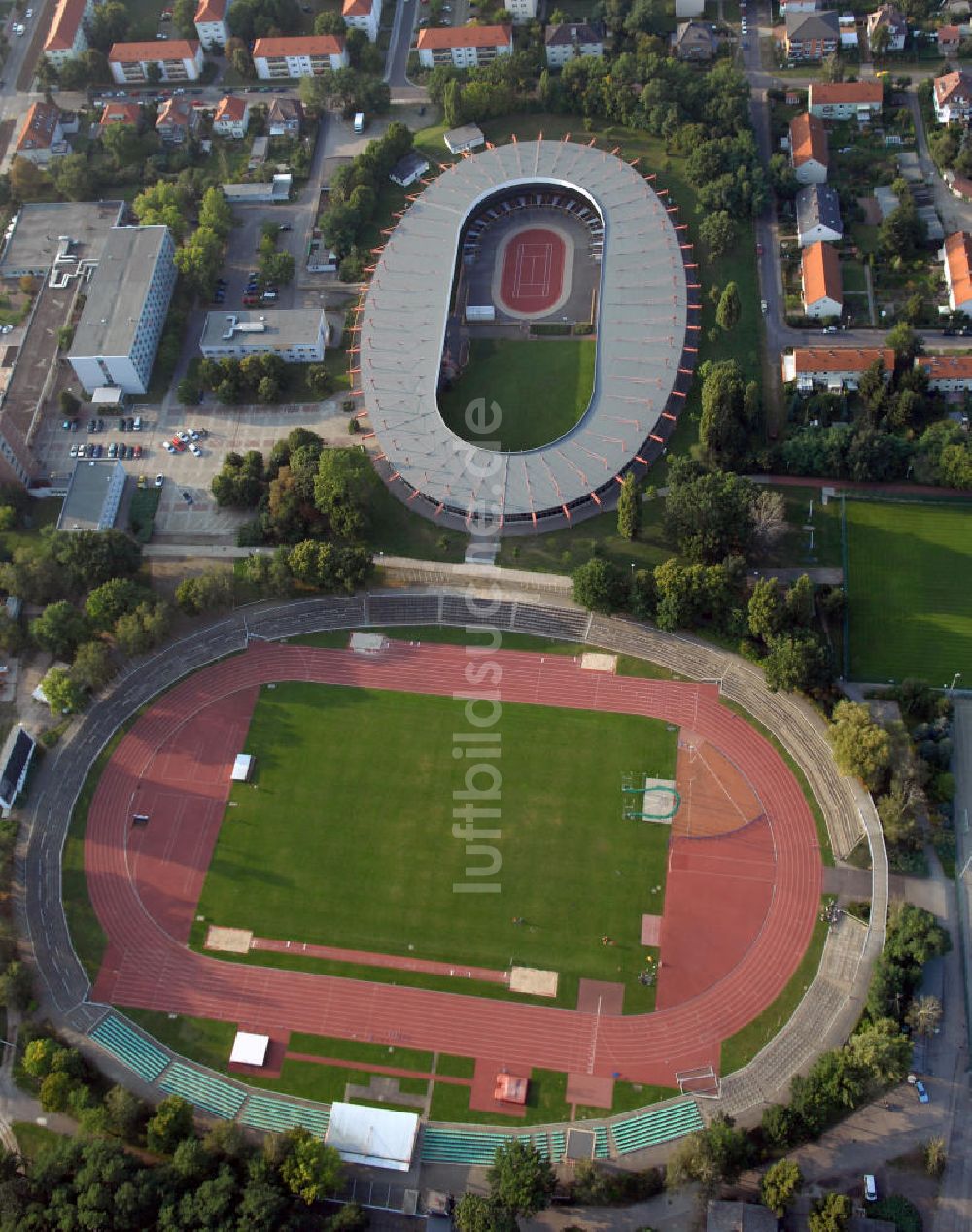 Cottbus von oben - Blick auf das Sportzentrum Cottbus