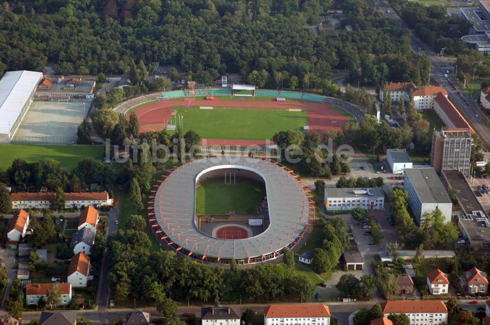 Cottbus von oben - Blick auf das Sportzentrum Cottbus