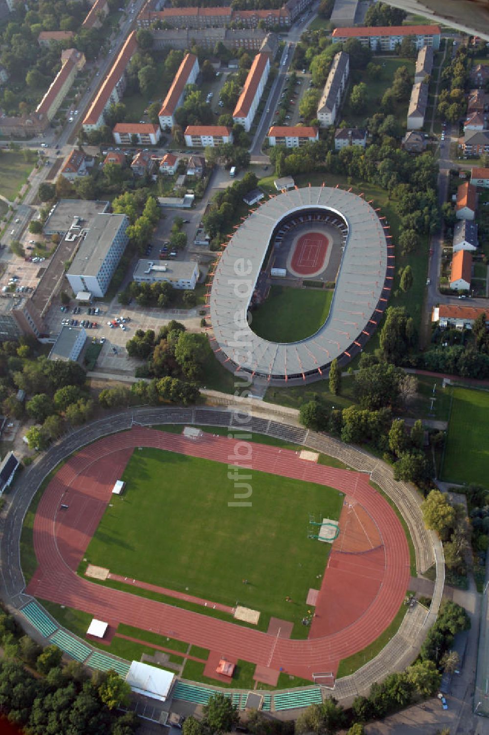 Cottbus aus der Vogelperspektive: Blick auf das Sportzentrum Cottbus