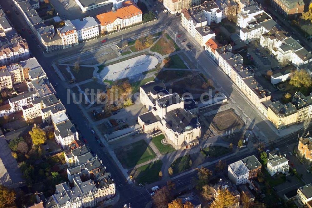 Cottbus aus der Vogelperspektive: Blick auf das Staatstheater in Cottbus