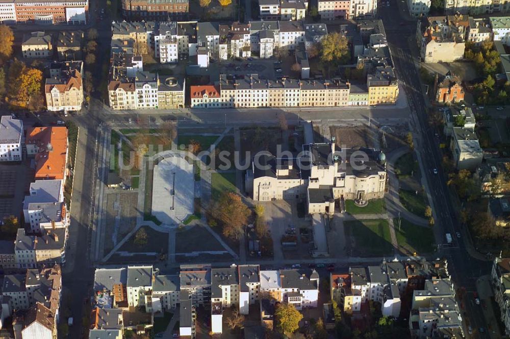 Luftbild Cottbus - Blick auf das Staatstheater in Cottbus