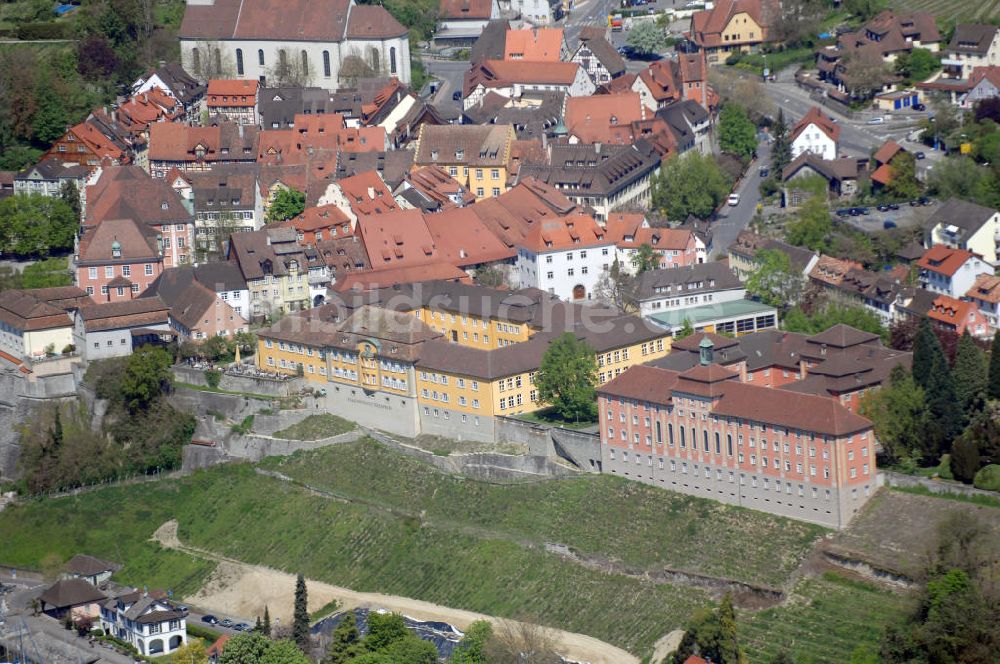 Luftbild Meersburg - Blick auf das Staatsweingut Meersburg und das Schloss Meersburg