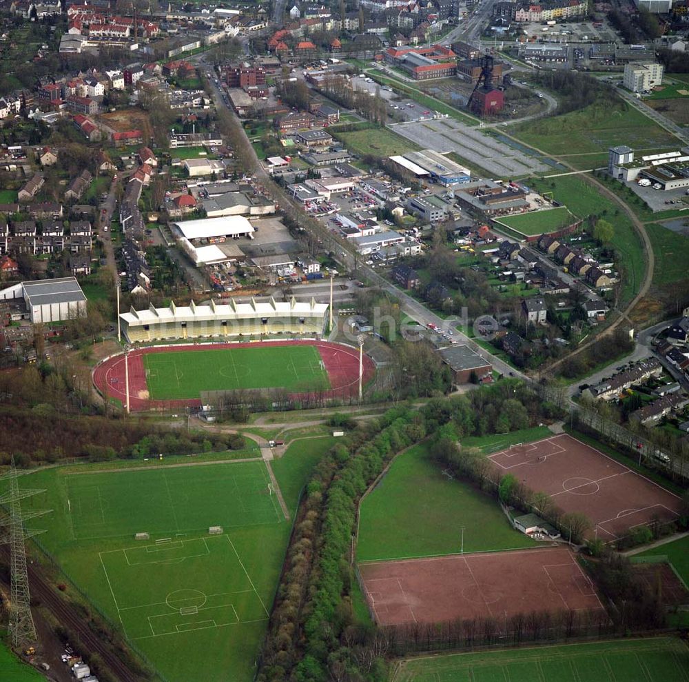 Luftaufnahme Bochum - Blick auf das Stadion in Bochum in Nordrhein-Westfalen