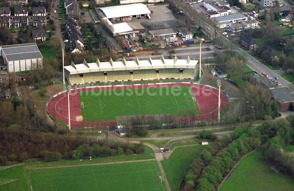 Bochum aus der Vogelperspektive: Blick auf das Stadion in Bochum in Nordrhein-Westfalen