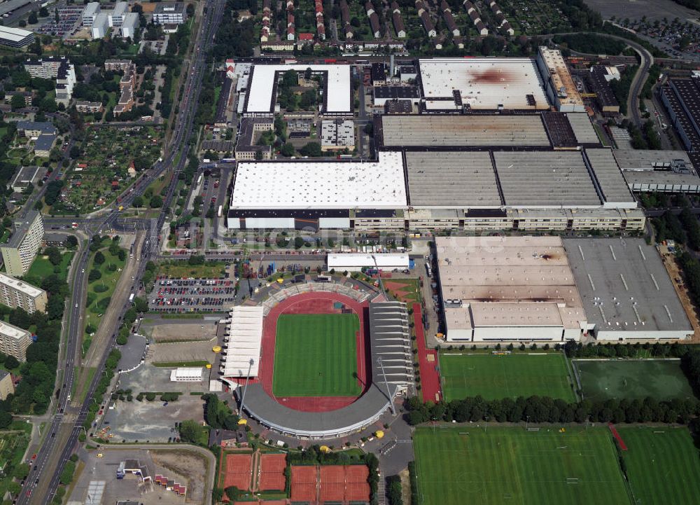 Braunschweig aus der Vogelperspektive: Blick auf das Stadion Braunschweig