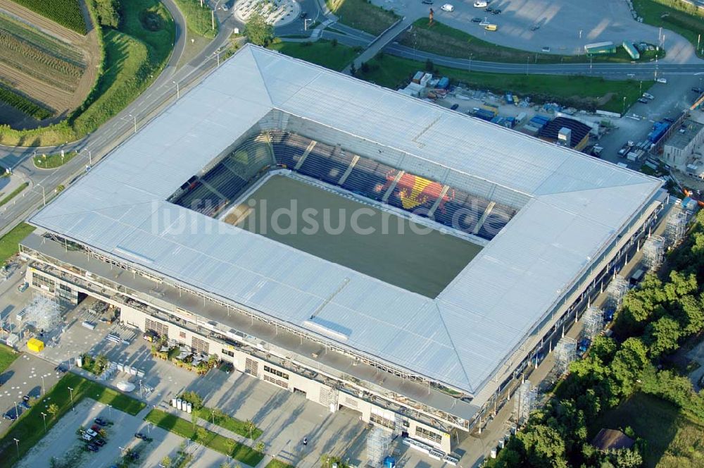 Luftbild Salzburg - Blick auf das EM Stadion Wals-Siezenheim (Red Bull Arena) in Salzburg