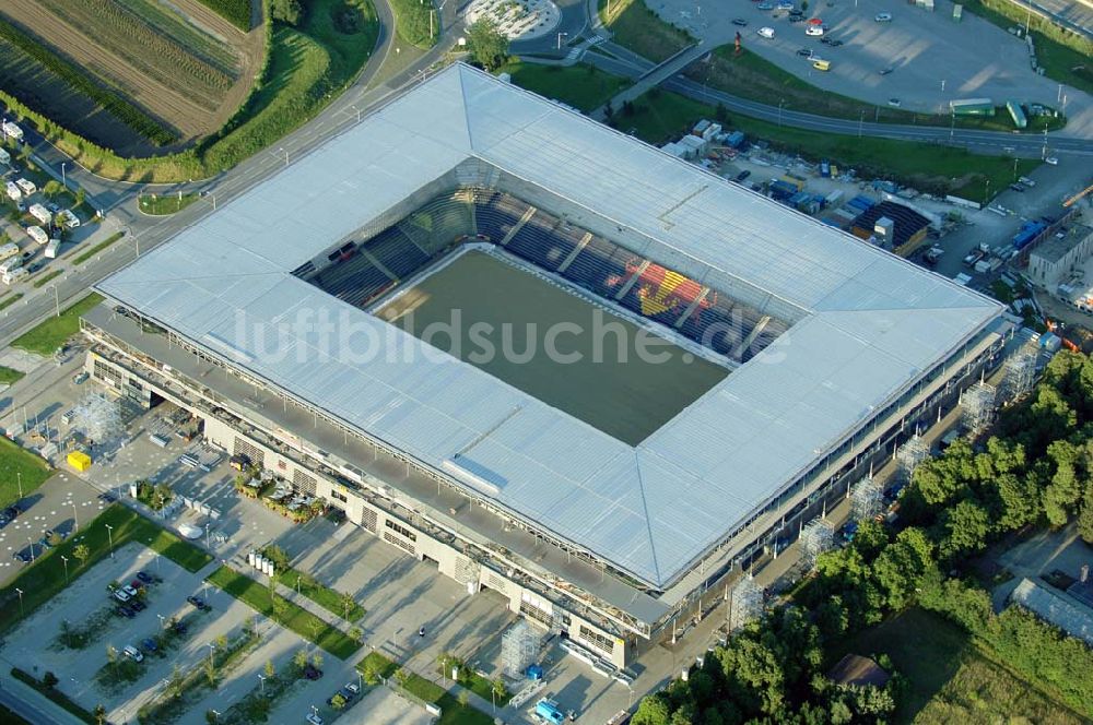 Salzburg von oben - Blick auf das EM Stadion Wals-Siezenheim (Red Bull Arena) in Salzburg