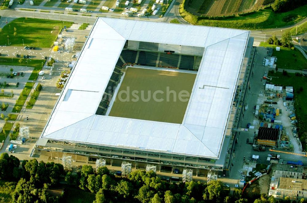 Luftbild Salzburg - Blick auf das EM Stadion Wals-Siezenheim (Red Bull Arena) in Salzburg