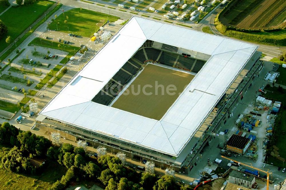 Salzburg von oben - Blick auf das EM Stadion Wals-Siezenheim (Red Bull Arena) in Salzburg