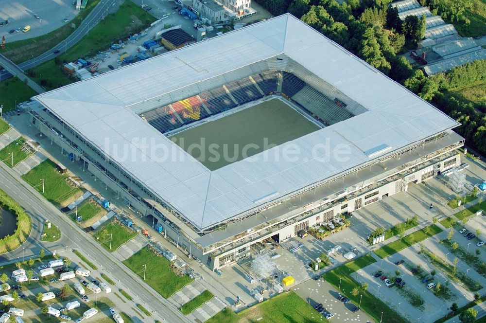 Luftbild Salzburg - Blick auf das EM Stadion Wals-Siezenheim (Red Bull Arena) in Salzburg