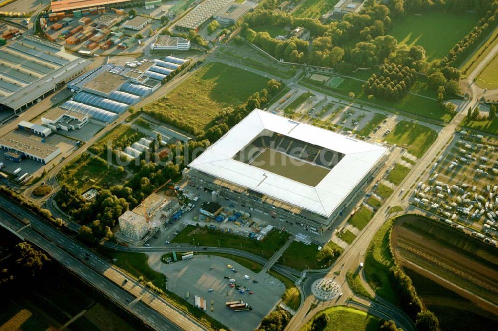 Salzburg von oben - Blick auf das EM Stadion Wals-Siezenheim (Red Bull Arena) in Salzburg