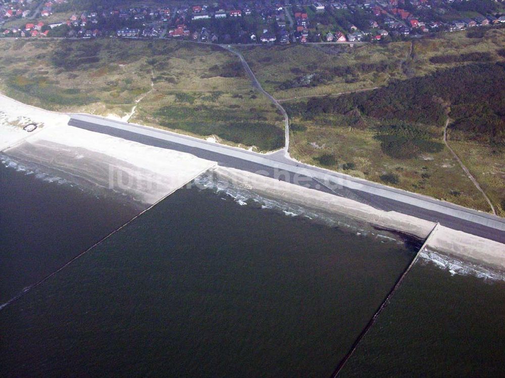 Borkum aus der Vogelperspektive: Blick auf die Stadt Borkum