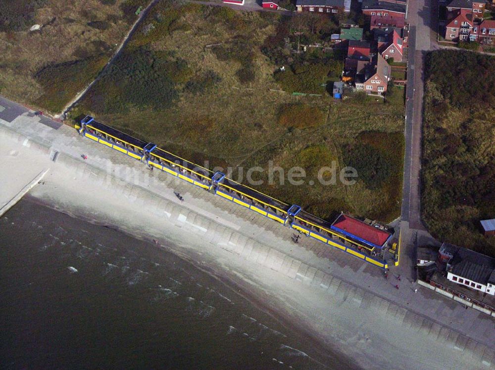 Luftbild Borkum - Blick auf die Stadt Borkum