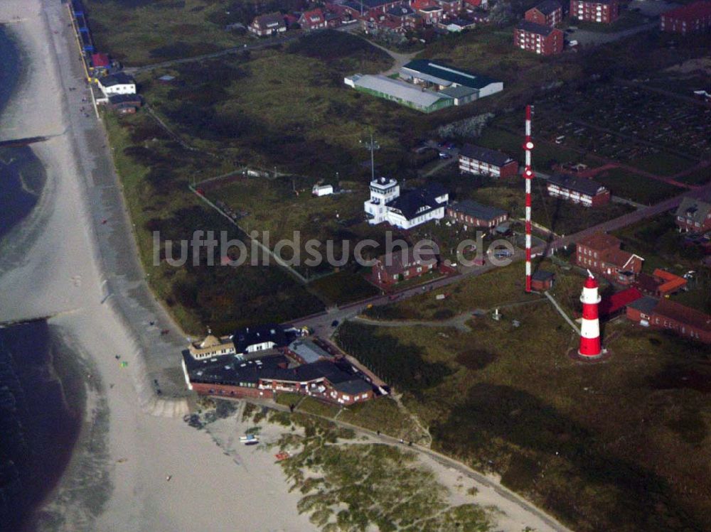 Borkum von oben - Blick auf die Stadt Borkum