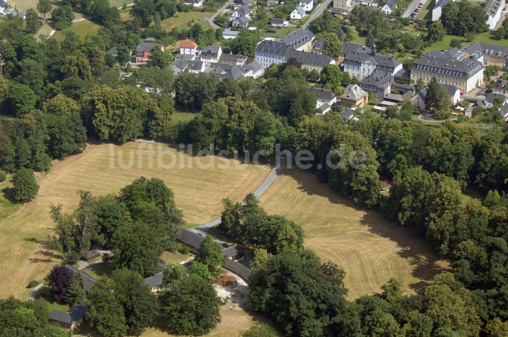 Ebersdorf von oben - Blick auf die Stadt Ebersdorf