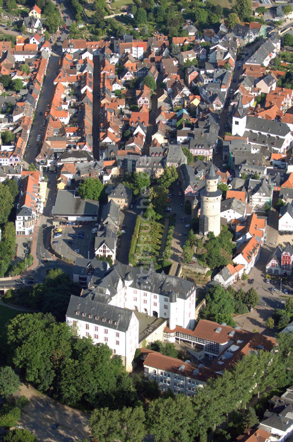 Luftbild Idstein - Blick auf die Stadt Idstein