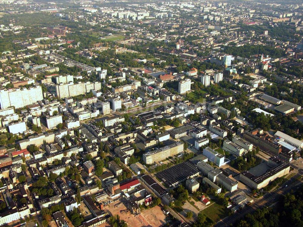 Luftbild Lodz - Blick auf die Stadt Lodz