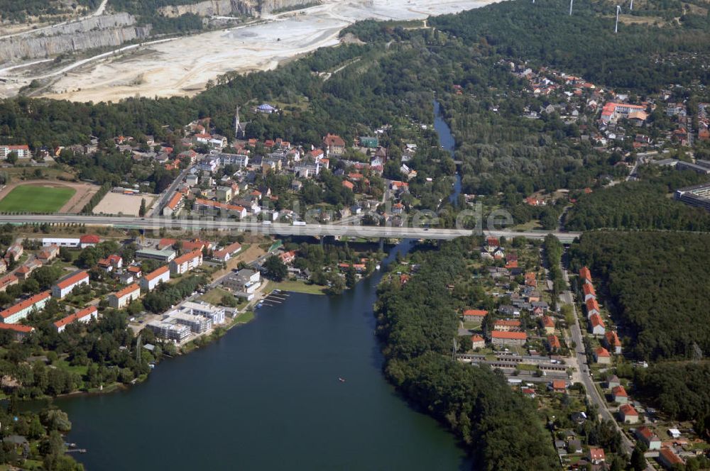 Luftbild Rüdersdorf - Blick auf die Stadt Rüdersdorf bei Berlin