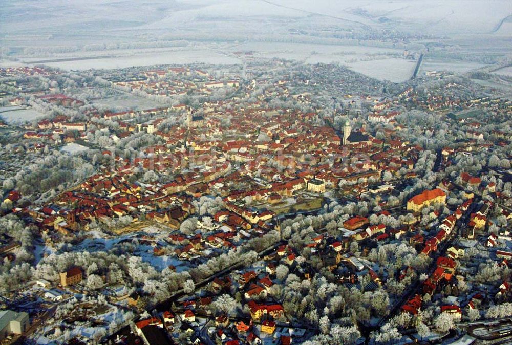 Luftbild Bad Langensalza / Thüringen - Blick auf das Stadtzentrum von Bad Langensalza