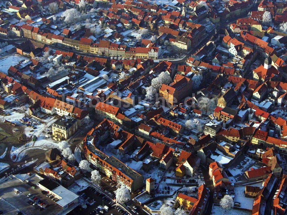 Luftbild Bad Langensalza / Thüringen - Blick auf das Stadtzentrum von Bad Langensalza