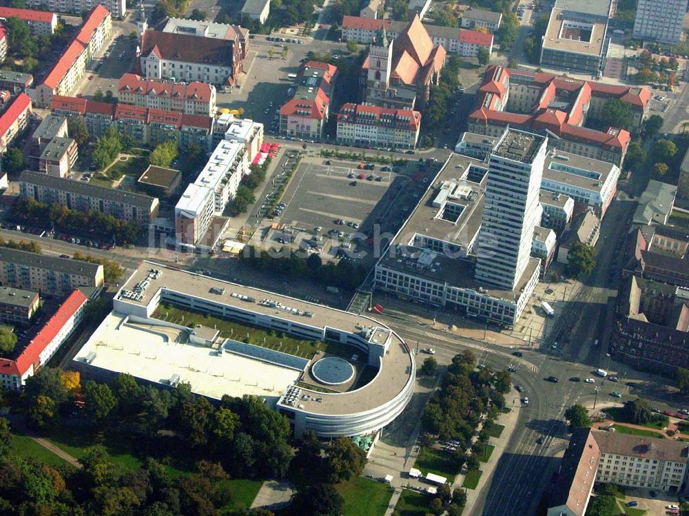 Luftaufnahme Frankfurt / Oder - Blick auf das Stadtzentrum von Frankfurt / Oder