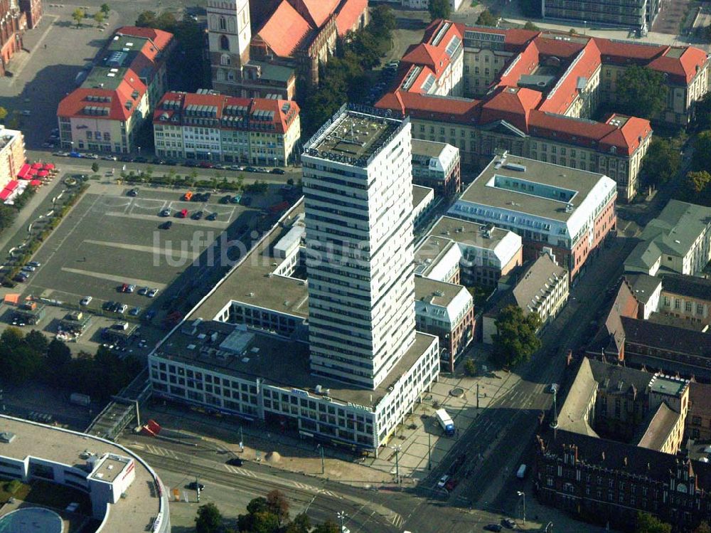 Frankfurt / Oder von oben - Blick auf das Stadtzentrum von Frankfurt / Oder