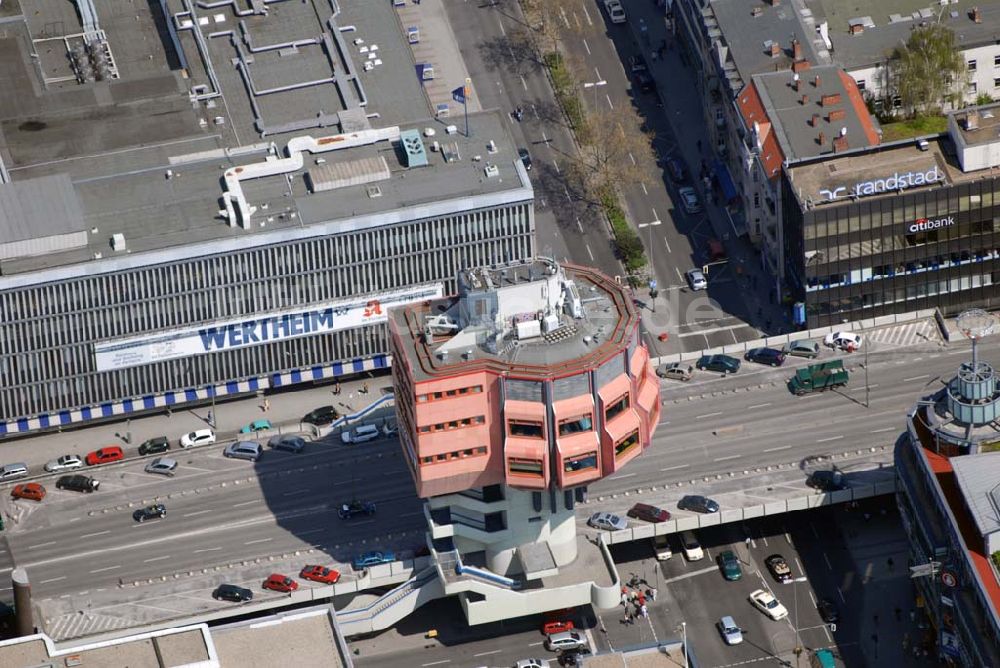 Luftbild Berlin Steglitz - Blick auf den Steglitzer Kreisel