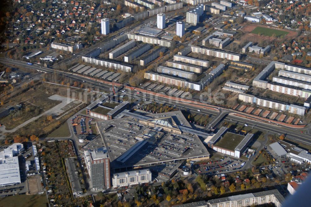 Luftaufnahme Potsdam - Blick auf das Sterncenter in Potsdam-Drewitz Stern-Center